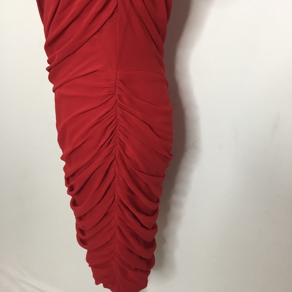 Tadashi Shoji Red Cocktail Dress - Picture 3 of 8